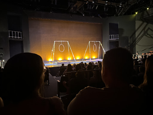 The audience waits as Drain Bros llc prepares for a sewer repair demo, showing plumbing and excavation expertise.